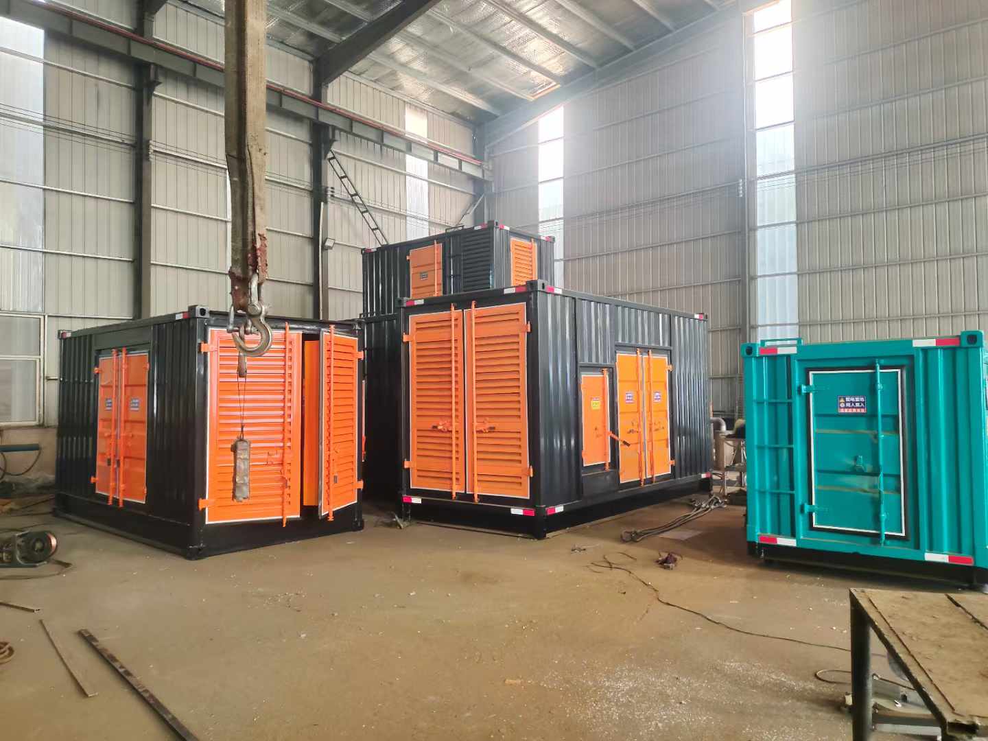 温泉500kw柴油发电机组可以带动多少功率设备？